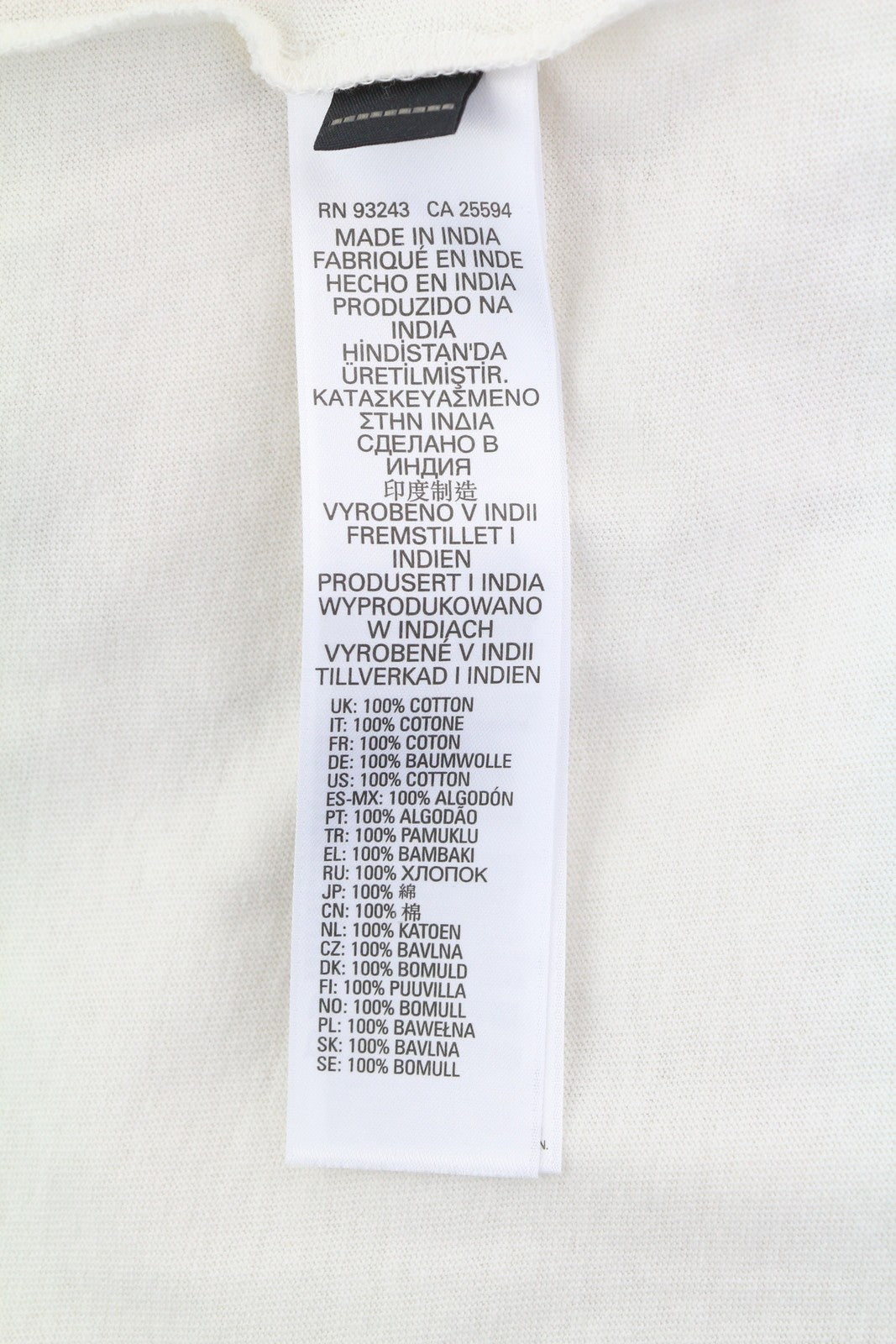 DIESEL T-Just-C15 S Men T-Shirt White Tricot Stretchy Crew Neck Short Sleeved