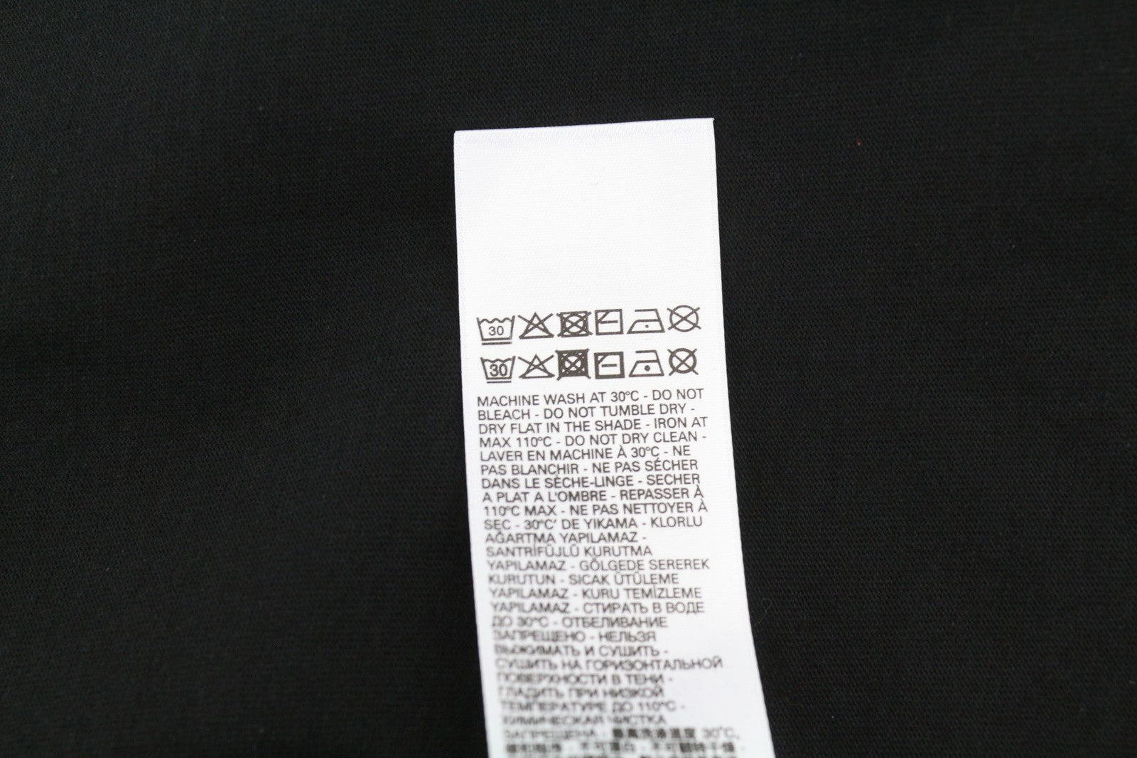 DIESEL T-Diegor-C3 Men's T-Shirt L Black Tricot Stretch Crew