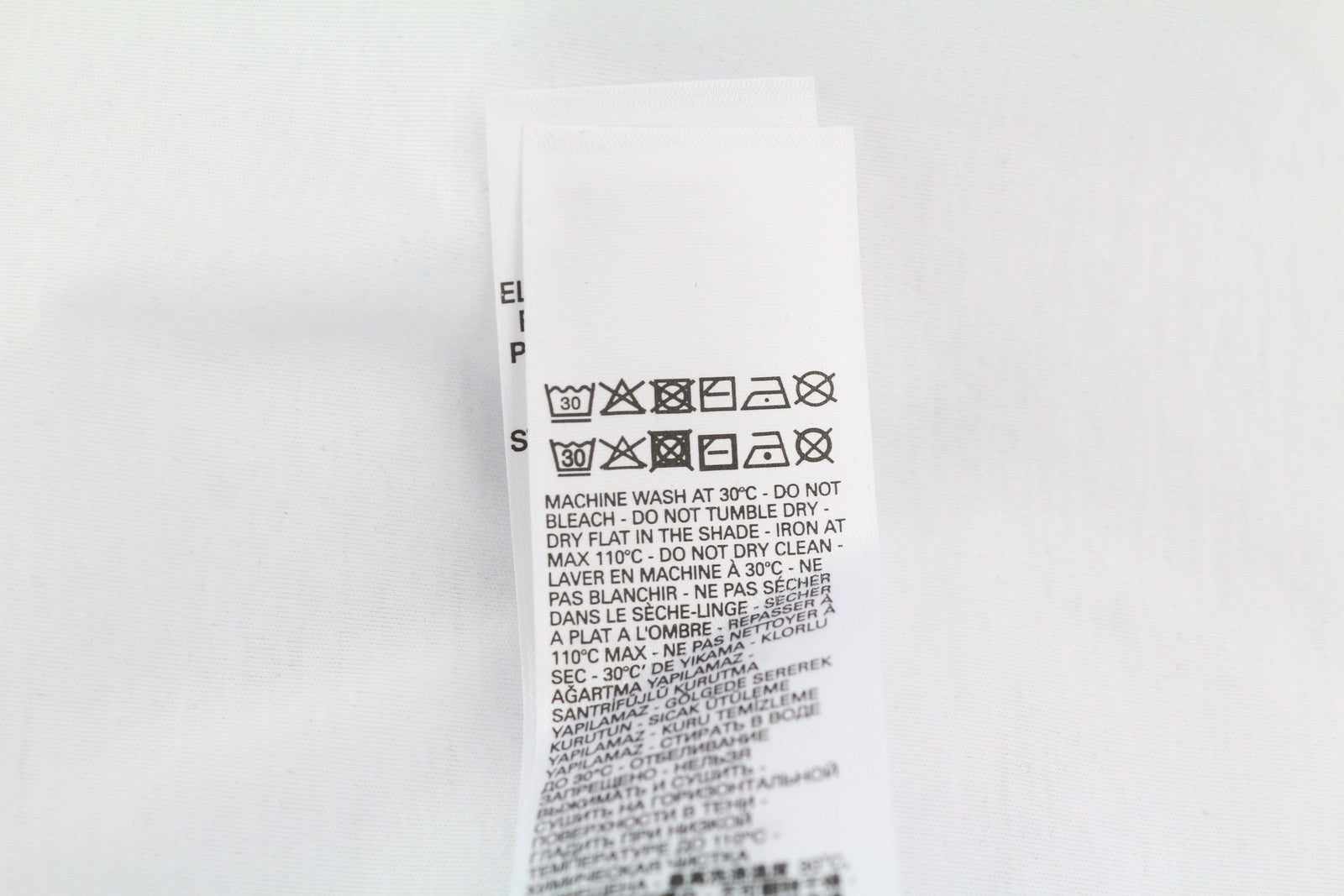 DIESEL T-Haim Men's T-Shirt S White Tricot Patch Pocket Crew