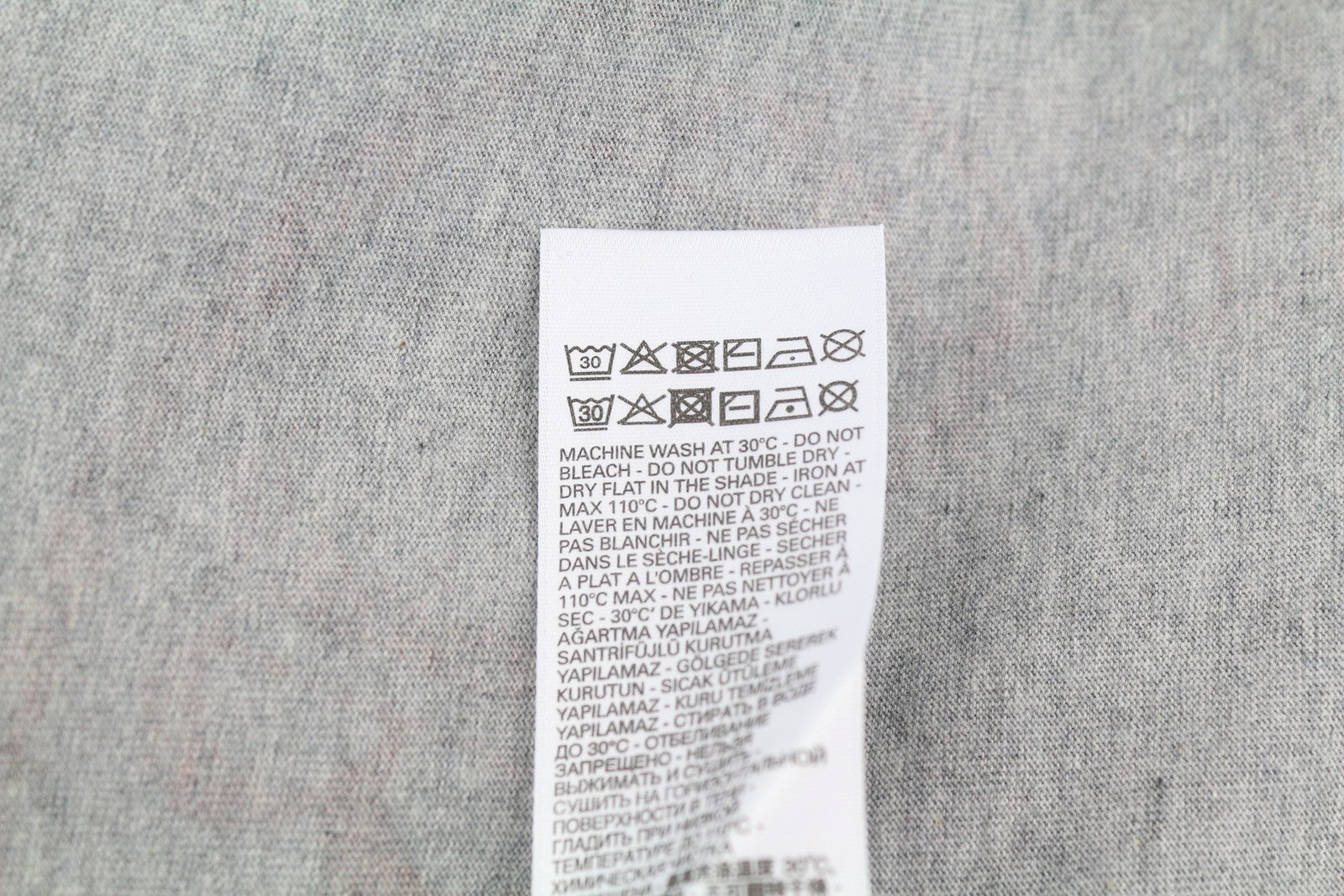 DIESEL T-Balm-B2 Men's T-Shirt S Grey Melange Oversized Pattern