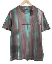 DIESEL T-Just-B52 Men's T-Shirt S Acid Wash Crew Neck Logo