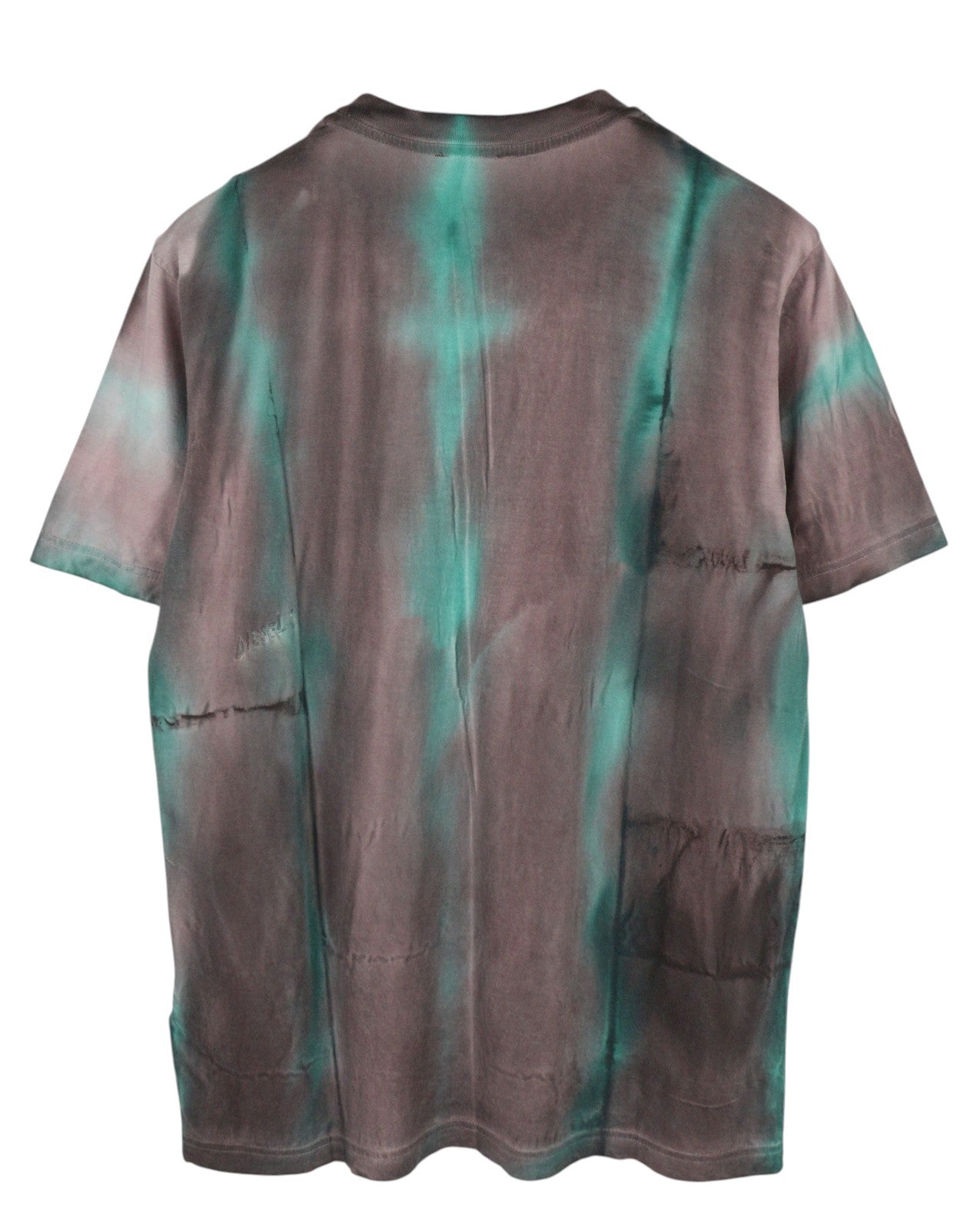 DIESEL T-Just-B52 Men's T-Shirt S Acid Wash Crew Neck Logo