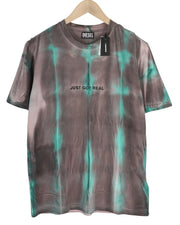 DIESEL T-Just-B52 S Men T-Shirt Short Sleeved Acid Wash Effect Crew Stretchy