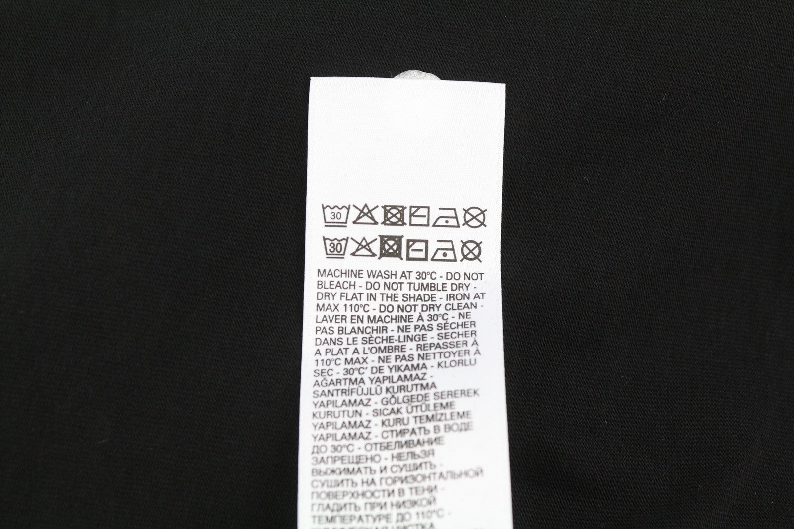 DIESEL T-Diegos-K21 Men's T-Shirt S Black Stretch Tricot Front Logo