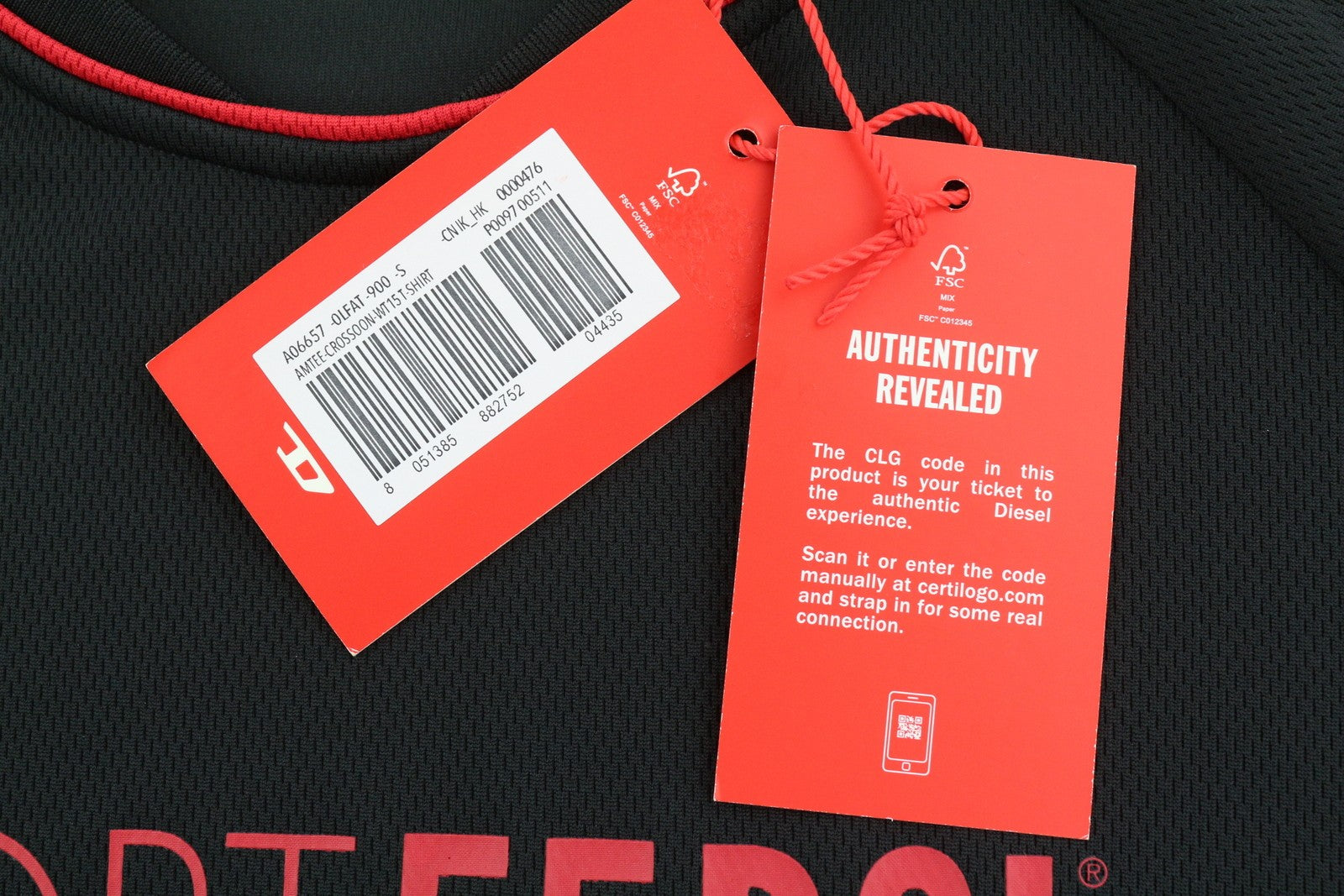 DIESEL Amtee-Crossoon-Wt15 Men's T-Shirt S Black 55DSL Sport Jersey