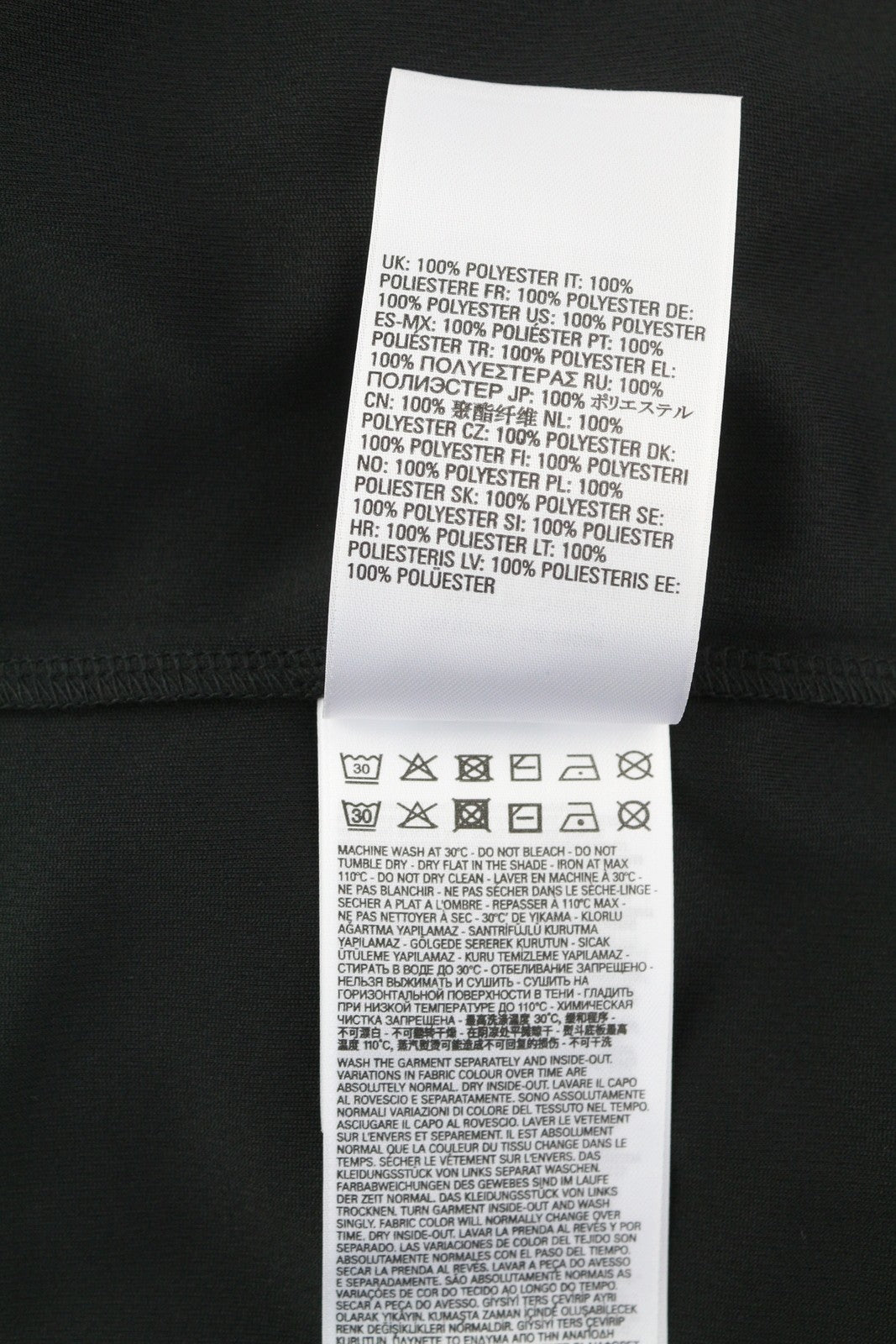 DIESEL Amtee-Crossoon-Wt15 L Men T-Shirt Black 55DSL Sport Jersey Short Sleeved