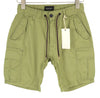Green Cotton Shorts