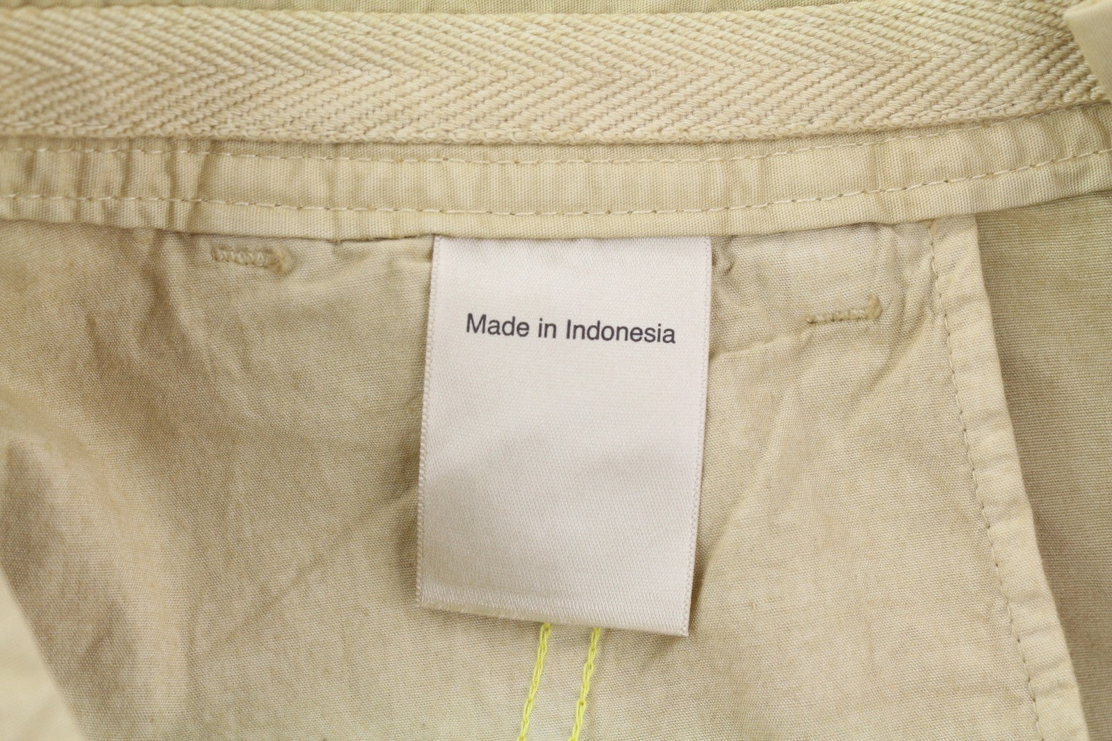 SCOTCH & SODA Men's Shorts W33 Brown Chino Zip Fly 5-Pocket Logo Casual