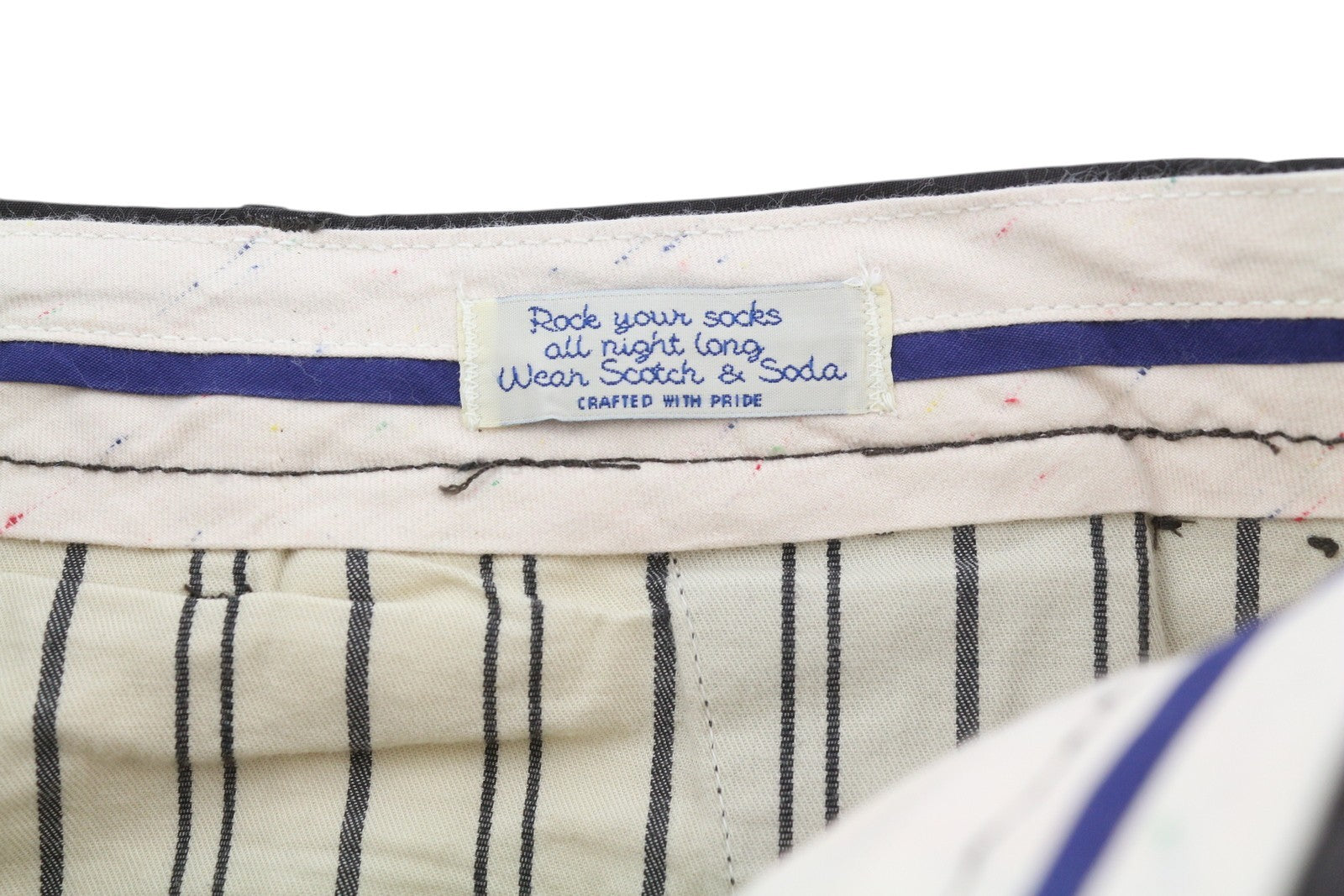 SCOTCH & SODA Men's Shorts W28 Dark Brown Chino Zip Fly Casual Pockets