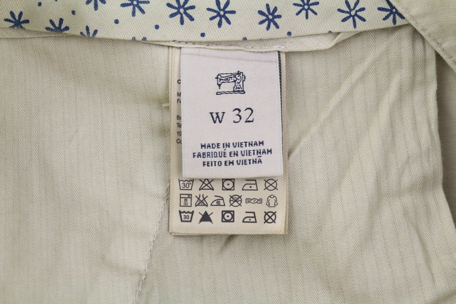 SCOTCH & SODA Men's Shorts W32 Brown Washed Chino Turn-Up Zip Fly Casual