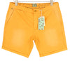 Orange Cotton Shorts