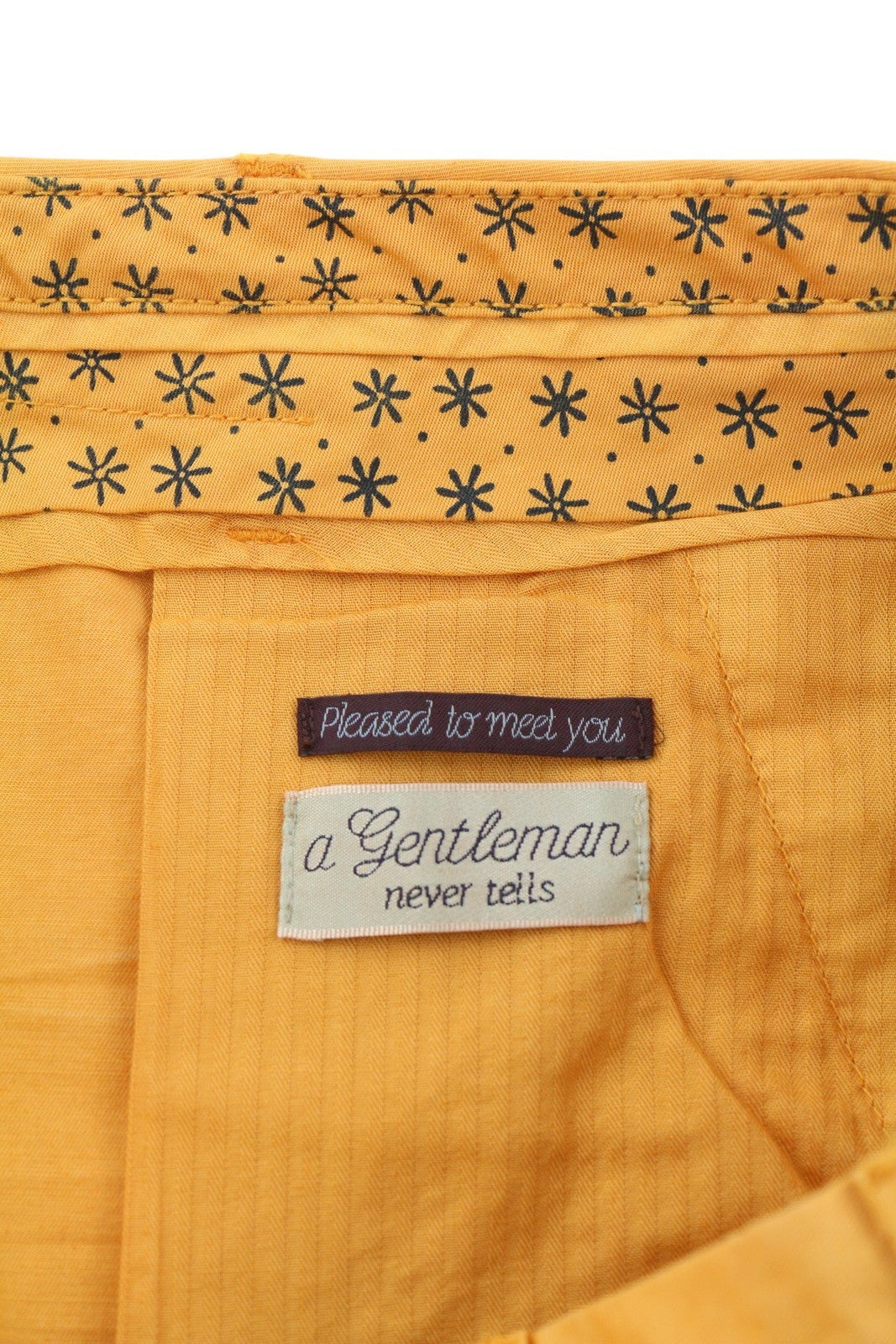 SCOTCH & SODA Men's Shorts W28 Washed Orange Chino Turn-Up Casual