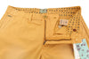 Orange Cotton Shorts