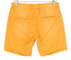 Orange Cotton Shorts