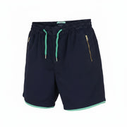 SCOTCH & SODA Men's Shorts W28 Dark Blue Elastic Waist Zip Casual