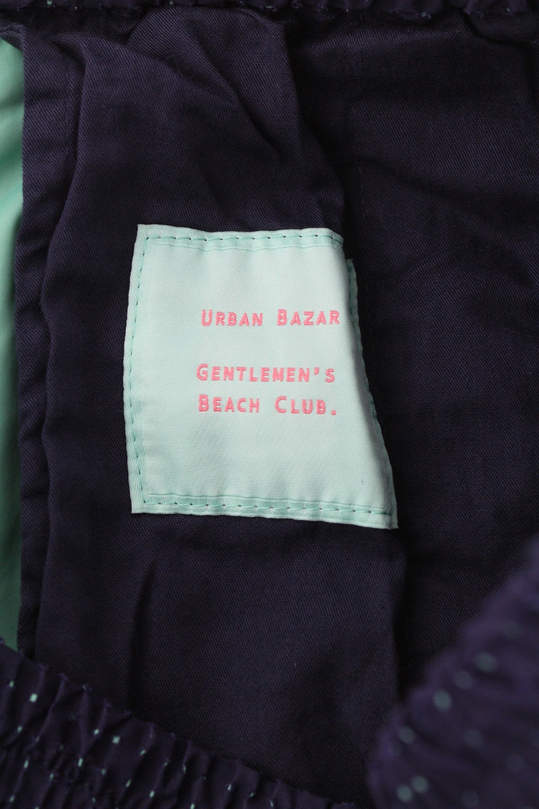 SCOTCH & SODA Men's Shorts W28 Dark Blue Elastic Waist Zip Casual