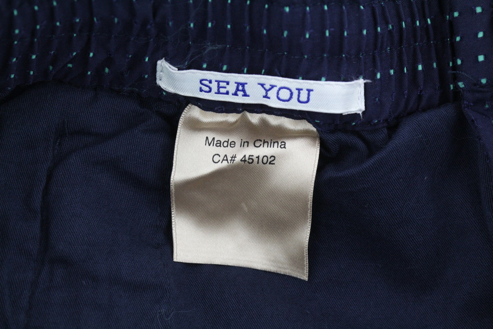 SCOTCH & SODA Men's Shorts W28 Dark Blue Elastic Waist Zip Casual