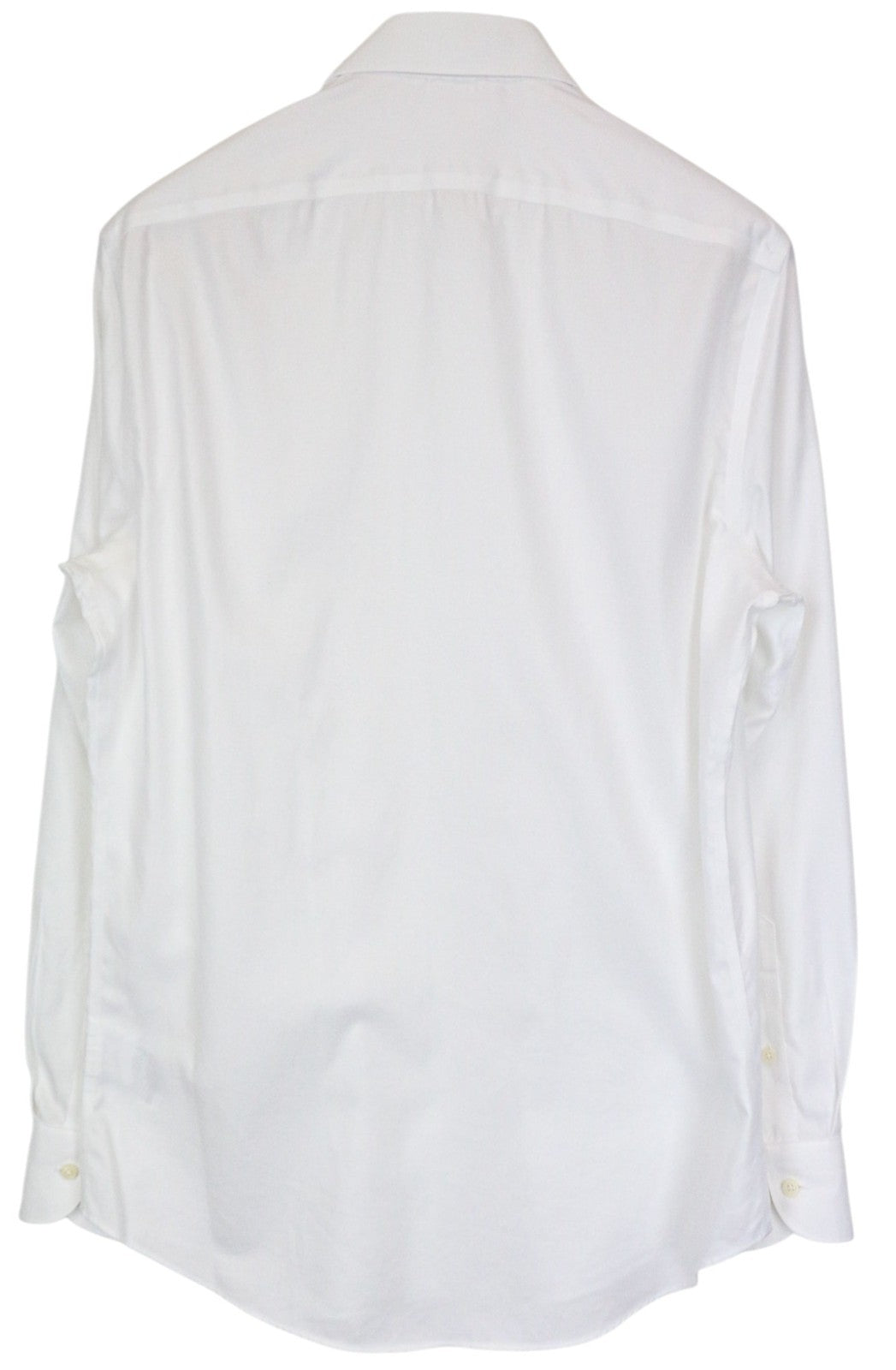 SUITSUPPLY Traveller Men's Shirt 39/15 1/2 Slim White Cotton Classic Twill