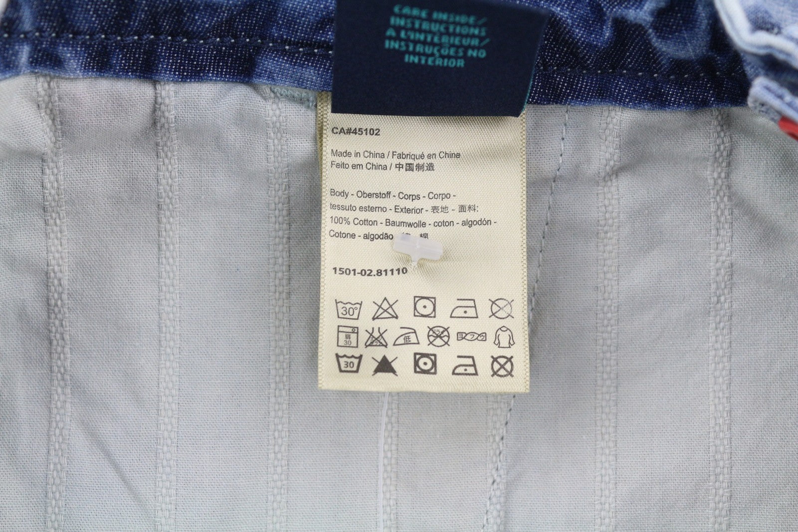 SCOTCH & SODA Men's Shorts W29 Embroidered Blue Chino Zip Fly Casual