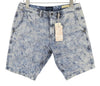 Blue Cotton Shorts
