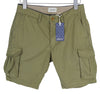 Green Cotton Shorts