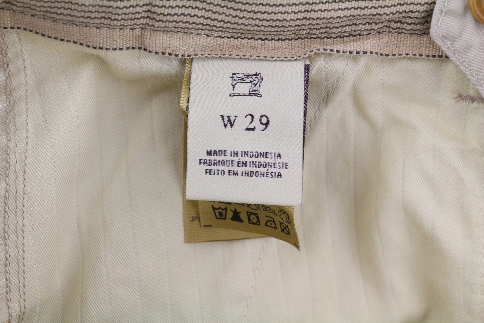 SCOTCH & SODA Men's W29 Beige Cargo Shorts Zipped Fly Logo Pocket Casual