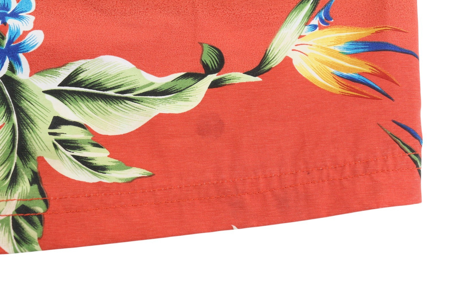 SCOTCH & SODA Men's Swimwear S Red Floral Pattern Mesh Inner Waist Tie