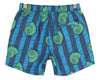 Blue Cotton Swimwear