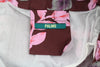 SCOTCH & SODA Men's Swim Shorts L Burgundy Floral Print Elastic Mesh Lined