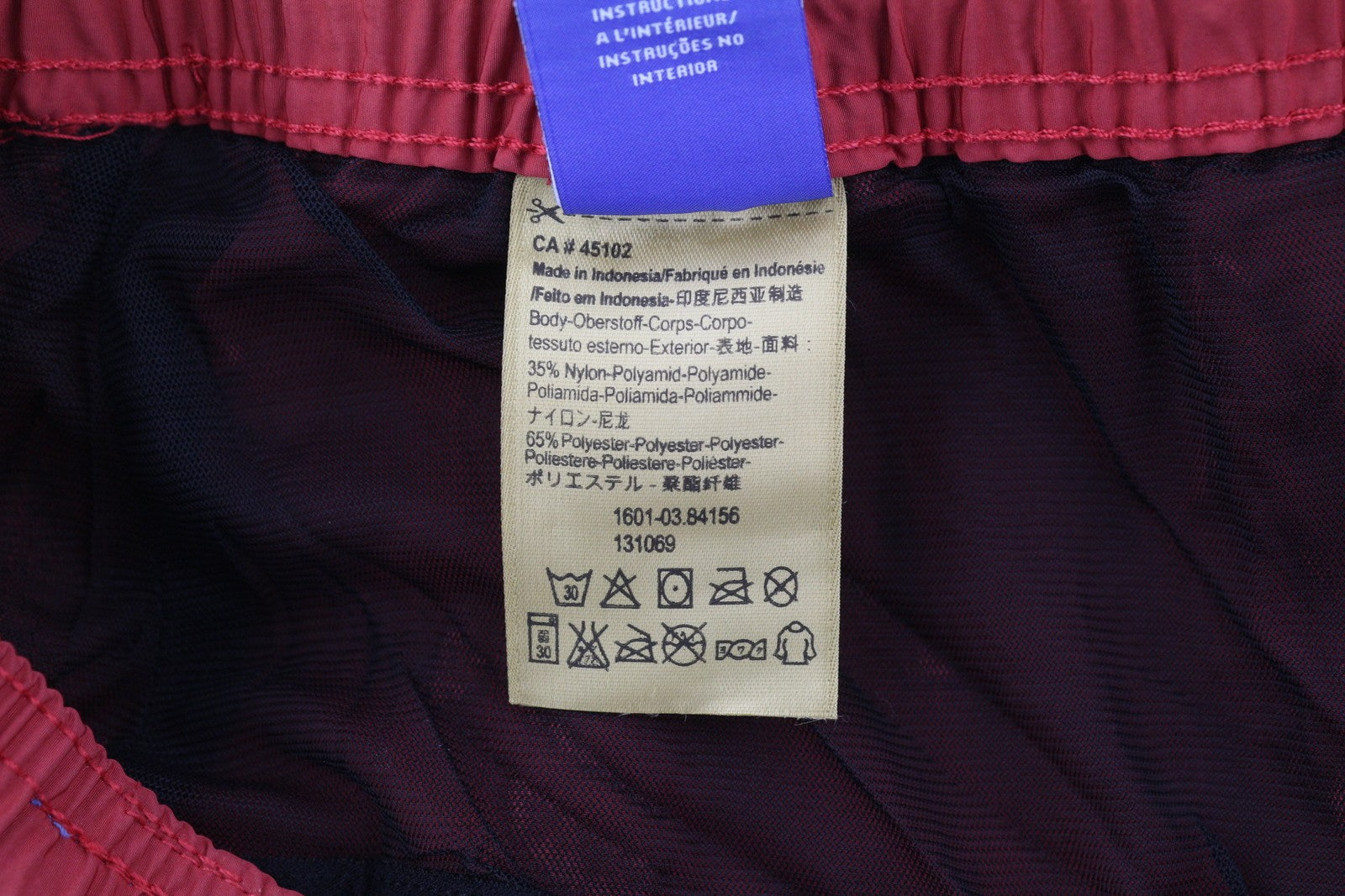 SCOTCH & SODA Men's Swim Shorts L Red Mesh Lined Elastic Drawstring Pockets