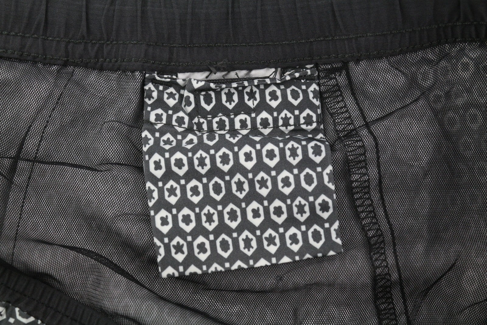 SCOTCH & SODA Men's Swim Shorts XL Grey Pattern Mesh Elastic Waist Beachwear