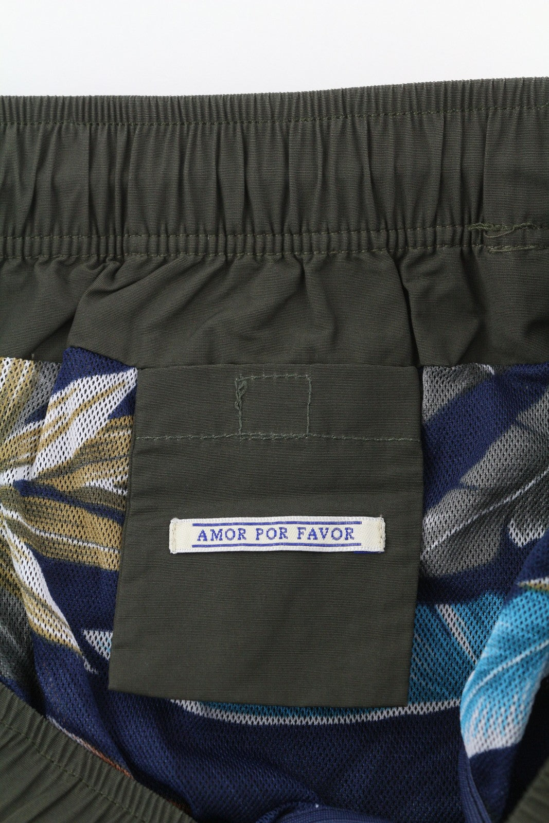 SCOTCH & SODA Men's Swim Shorts W30 Dark Khaki Elastic Waist Mesh Beachwear