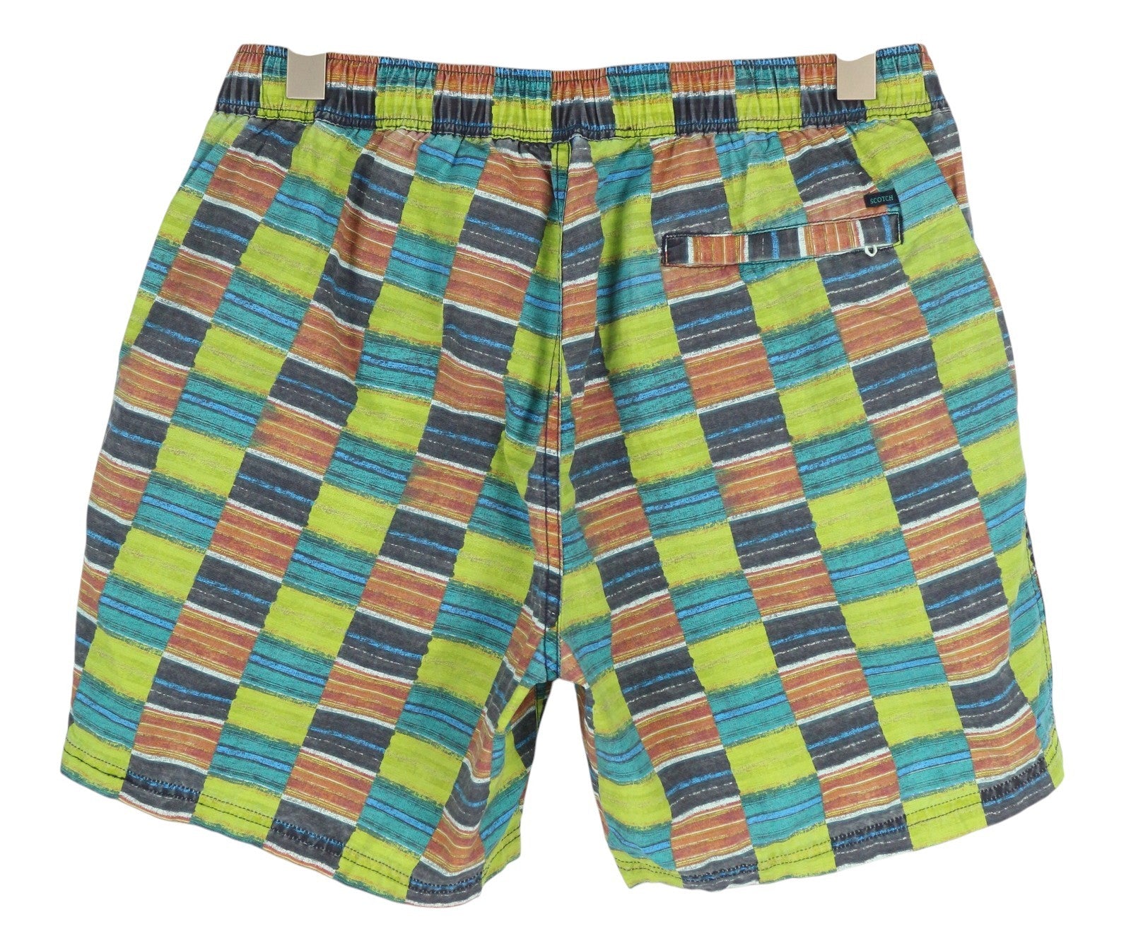 SCOTCH & SODA Men's Swimwear W30 Colourful Elastic Mesh Lined Beach Shorts