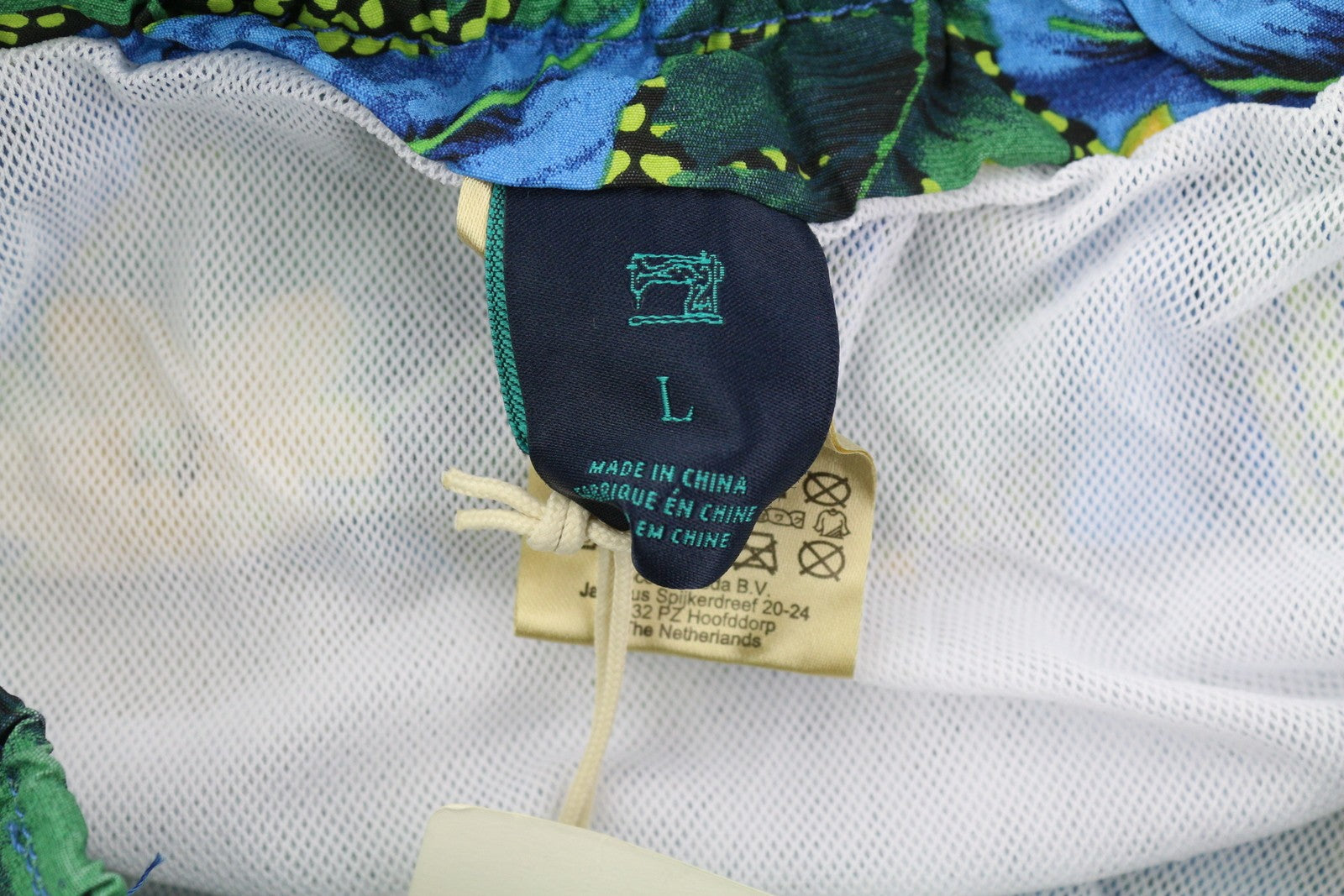 SCOTCH & SODA Men's Swim Shorts L Floral Print Elastic Waist Mesh Beachwear