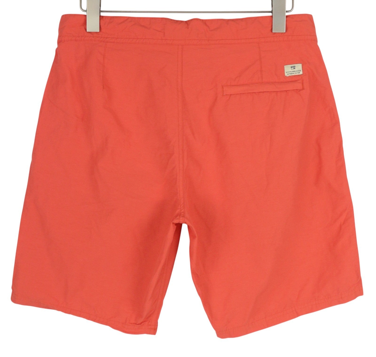 SCOTCH & SODA Men's Swim Shorts M Orange Mesh Lined Drawstring Beachwear