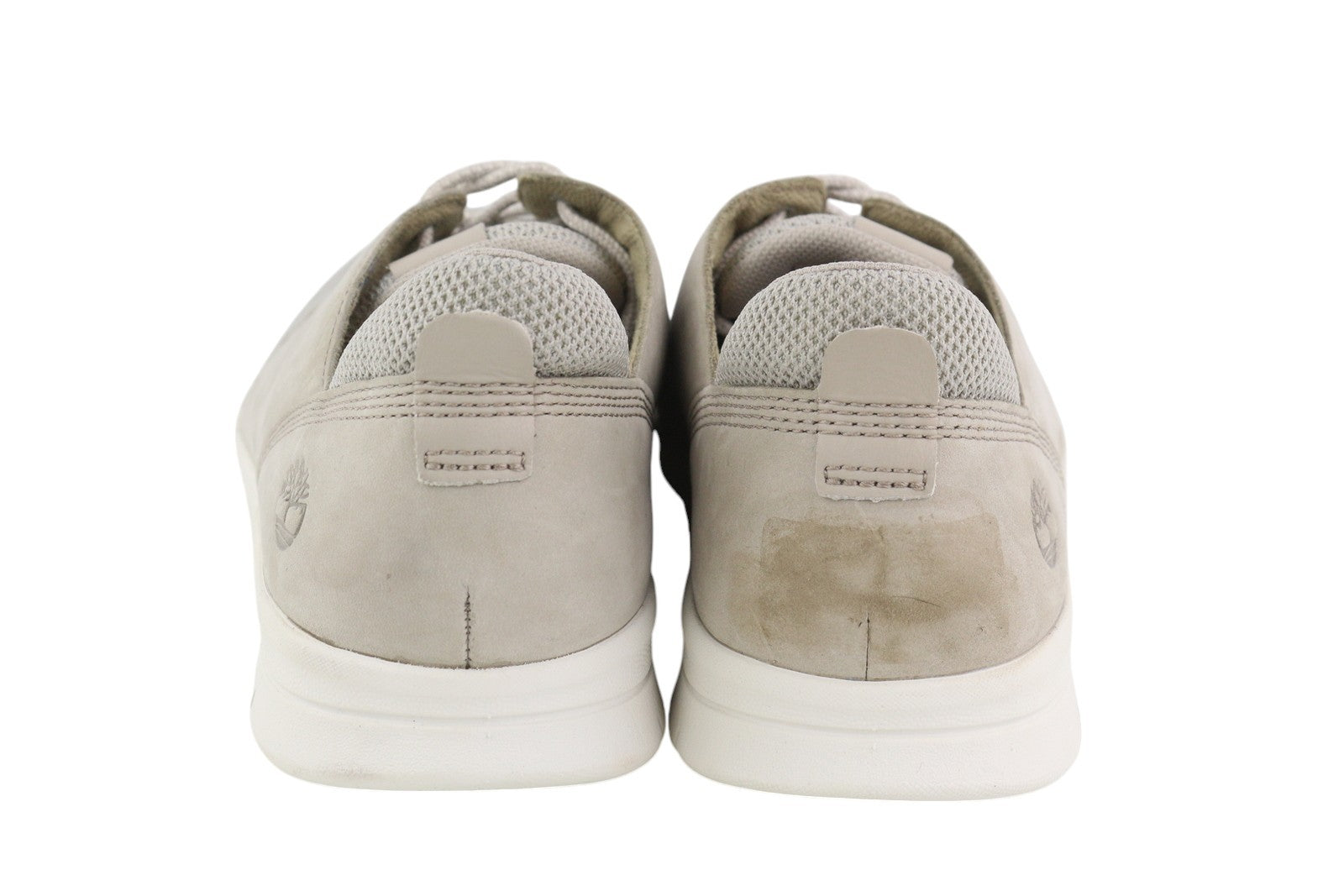 TIMBERLAND A267A Men's EU42/43 Grey Leather Low Top Lace Up Casual Sneakers