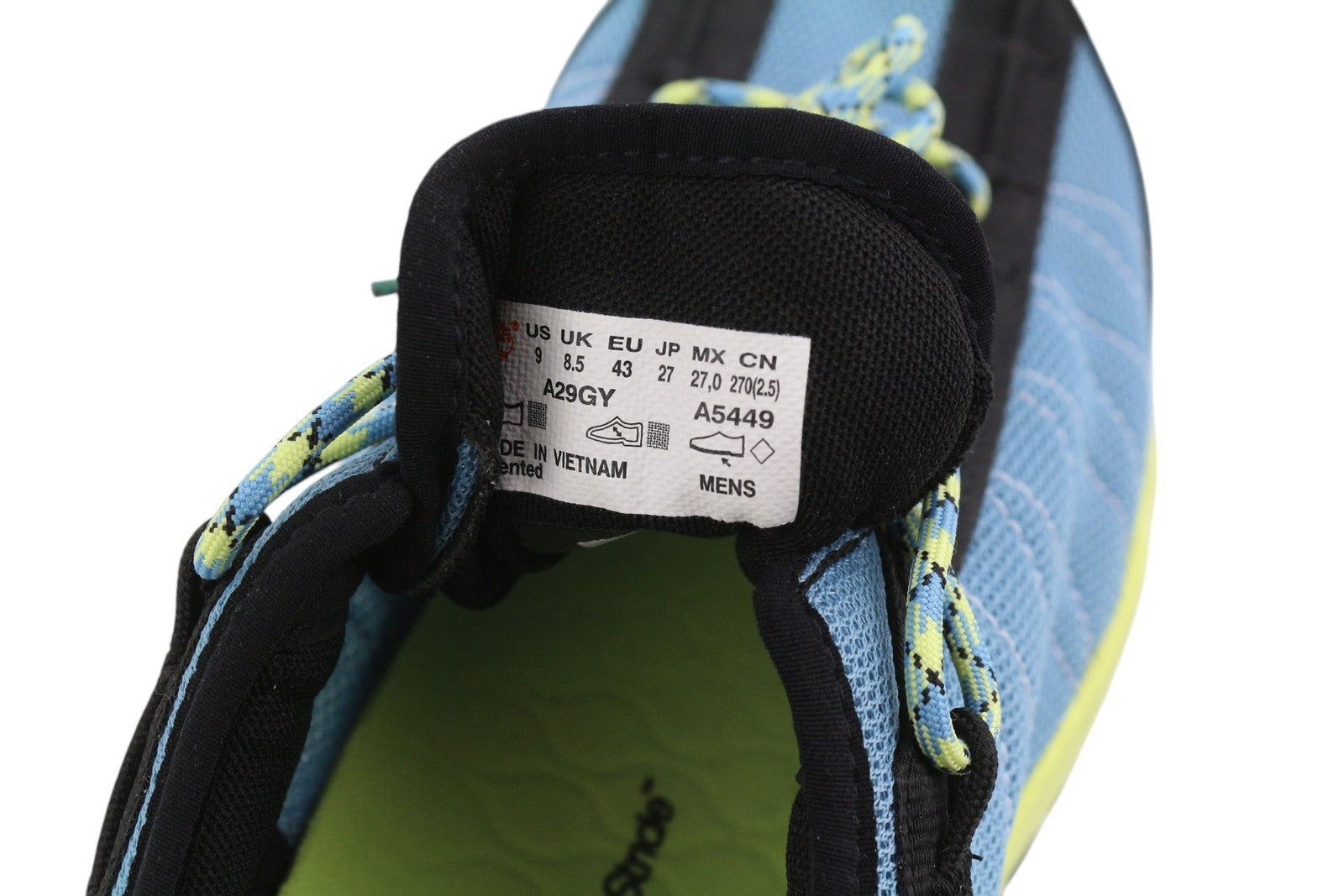 TIMBERLAND A29GY Men's EU43 Blue Low Top Lace Trainers GreenStride Logo