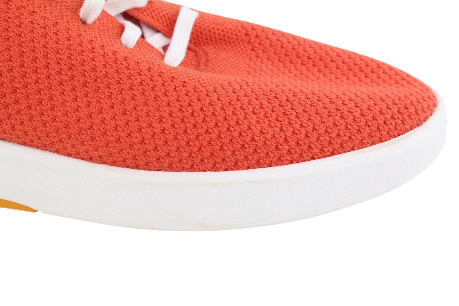 TIMBERLAND A2DH5 Men's EU42/43 Orange Textile Low Top Lace Up Sneakers