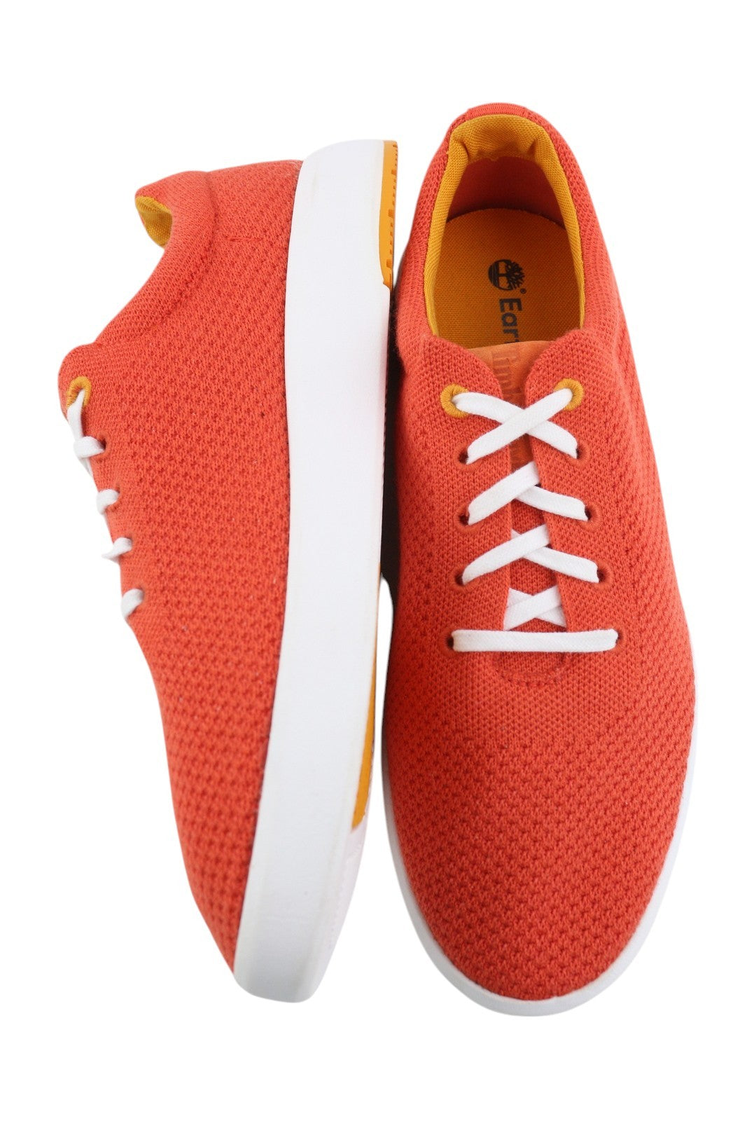 TIMBERLAND A2DH5 Men's EU42/43 Orange Textile Low Top Lace Up Sneakers