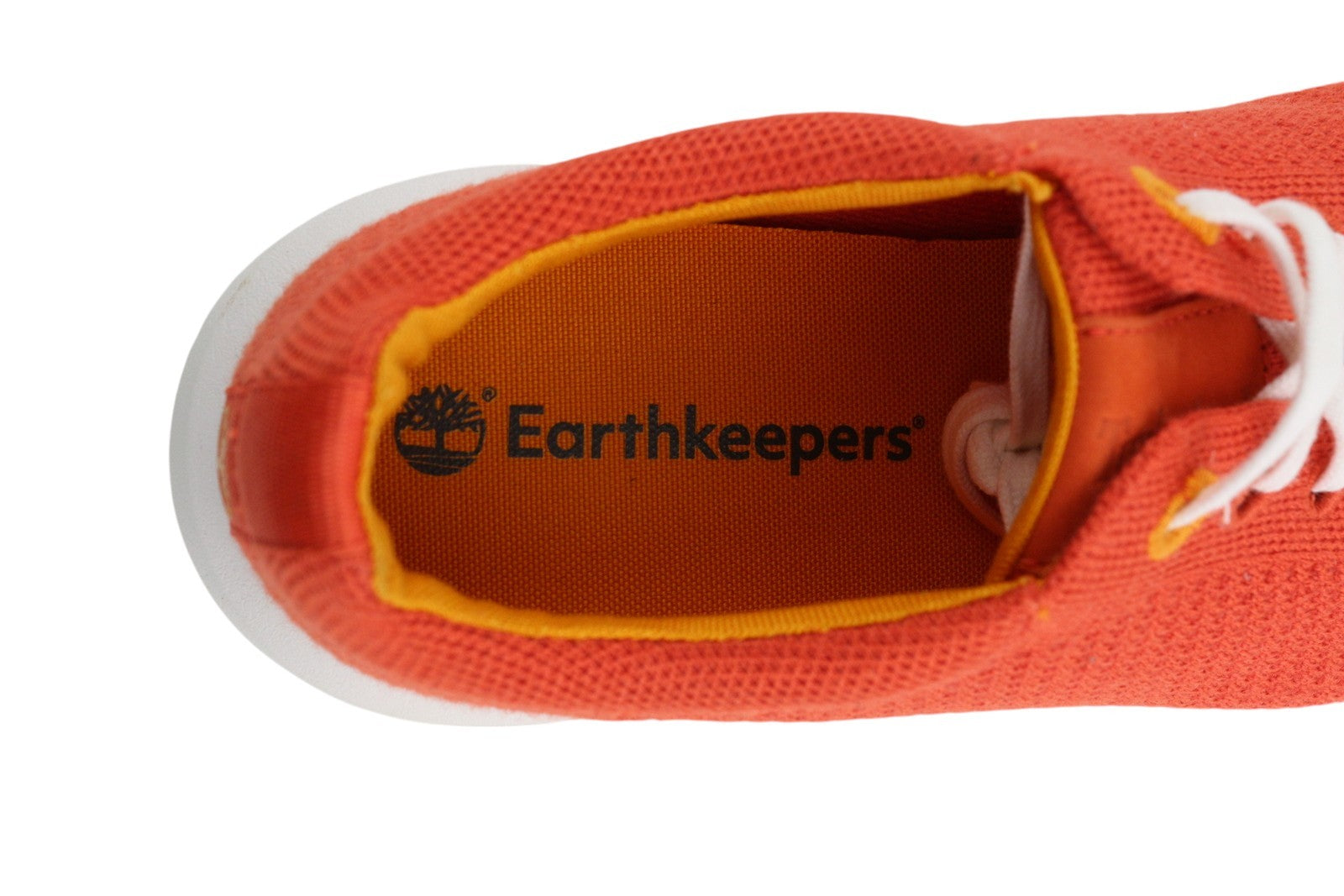 TIMBERLAND A2DH5 Men's EU42/43 Orange Textile Low Top Lace Up Sneakers