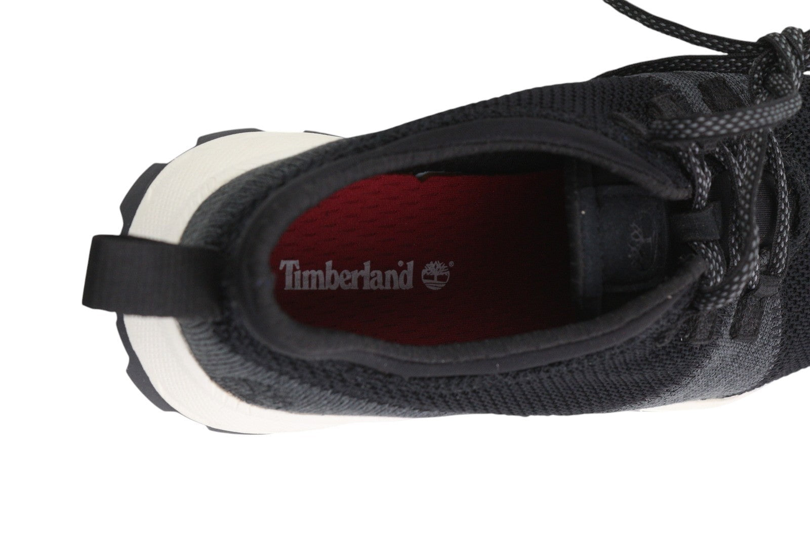 TIMBERLAND A2DTC Boy's EU37 Black Low Top Lace Almond Toe ReBOTL Sneakers