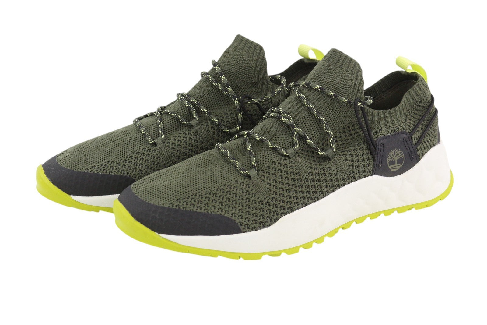 TIMBERLAND A2DEH Men's EU42 Khaki Green Defender Trainers GreenStride