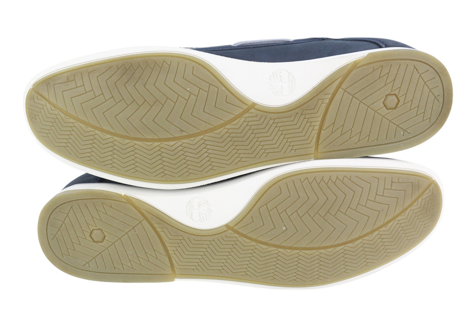 TIMBERLAND A416H Men's EU47.5 Blue Leather Slip On Laced Loafers TrueCloud