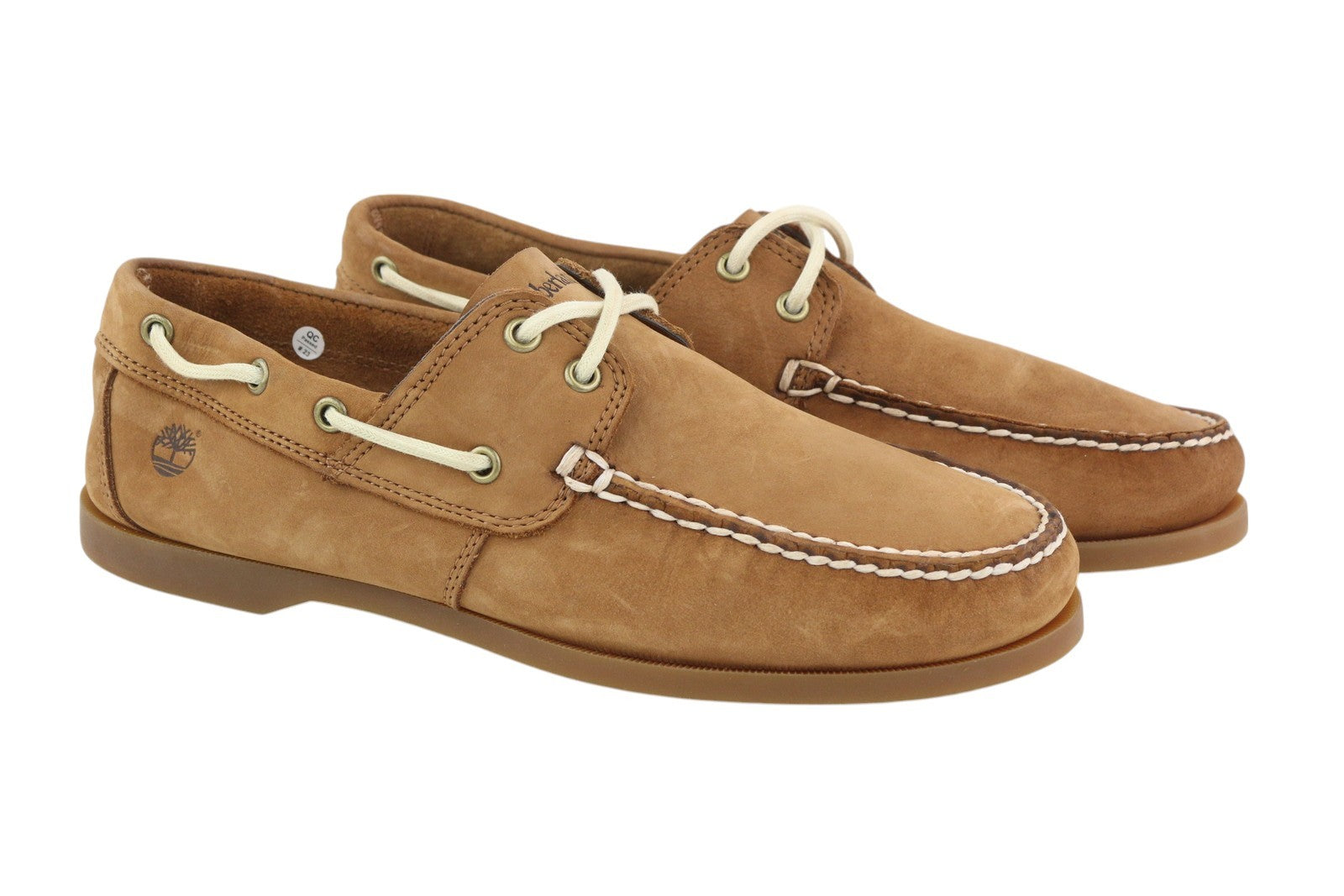 TIMBERLAND A2HEM Men's EU43/43.5 Brown Leather Ortholite Non Marking Loafers