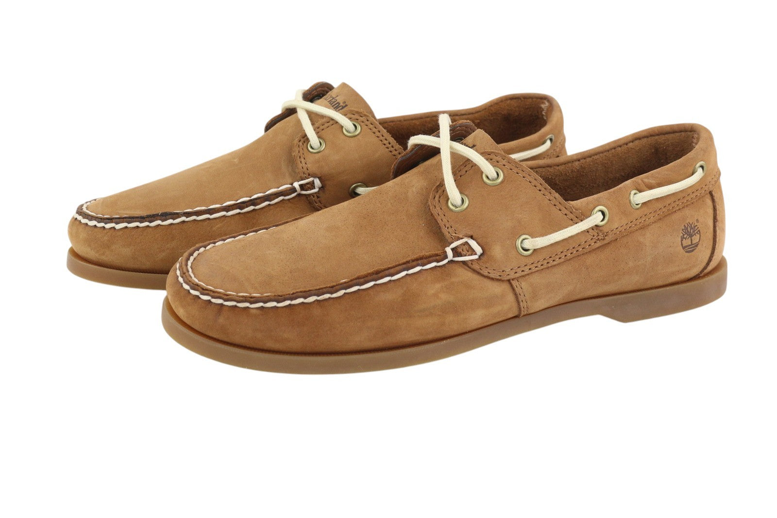 TIMBERLAND A2HEM Men's EU43/43.5 Brown Leather Ortholite Non Marking Loafers