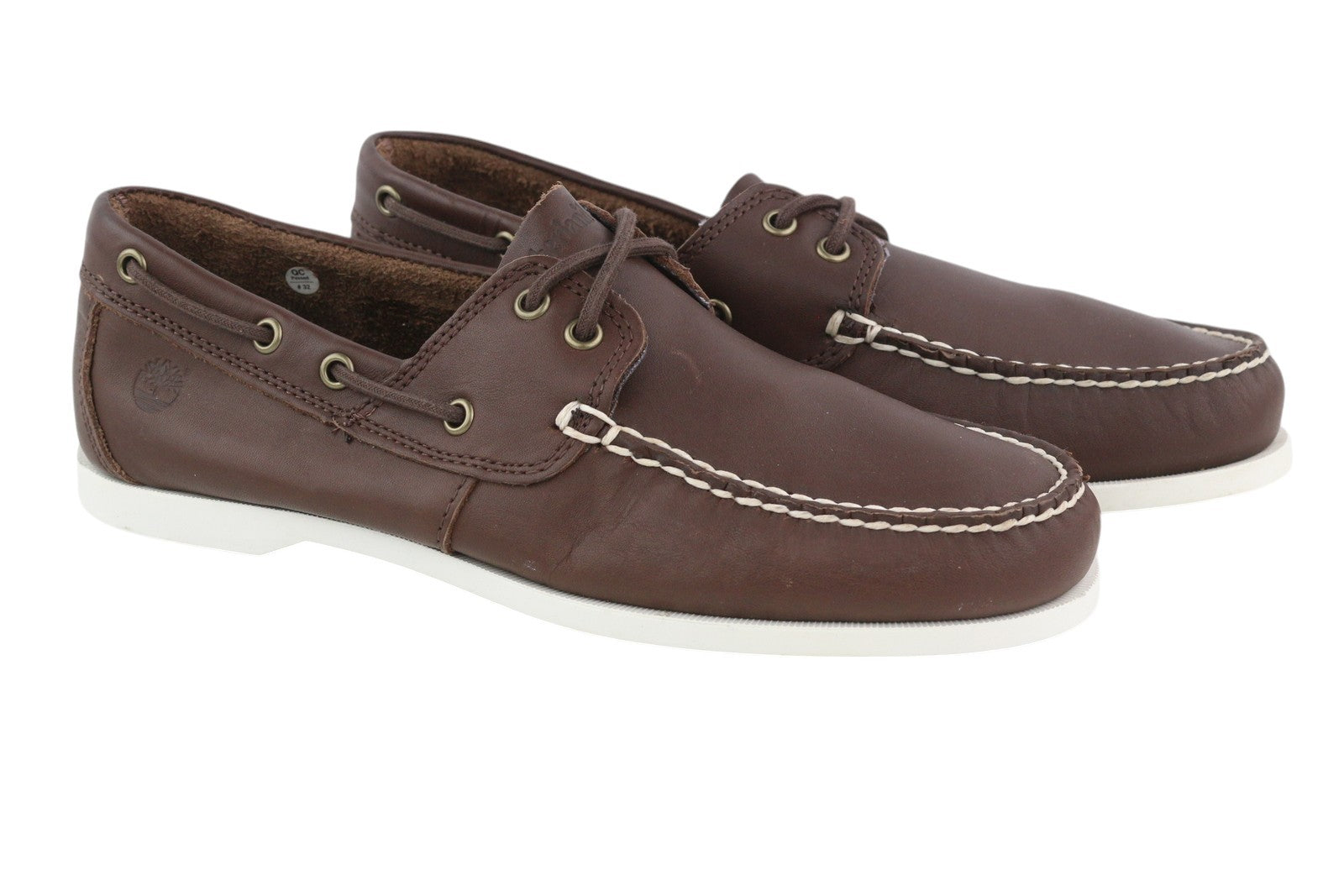 TIMBERLAND A199T Men's EU43/43.5 Brown Leather Ortholite Casual Loafers