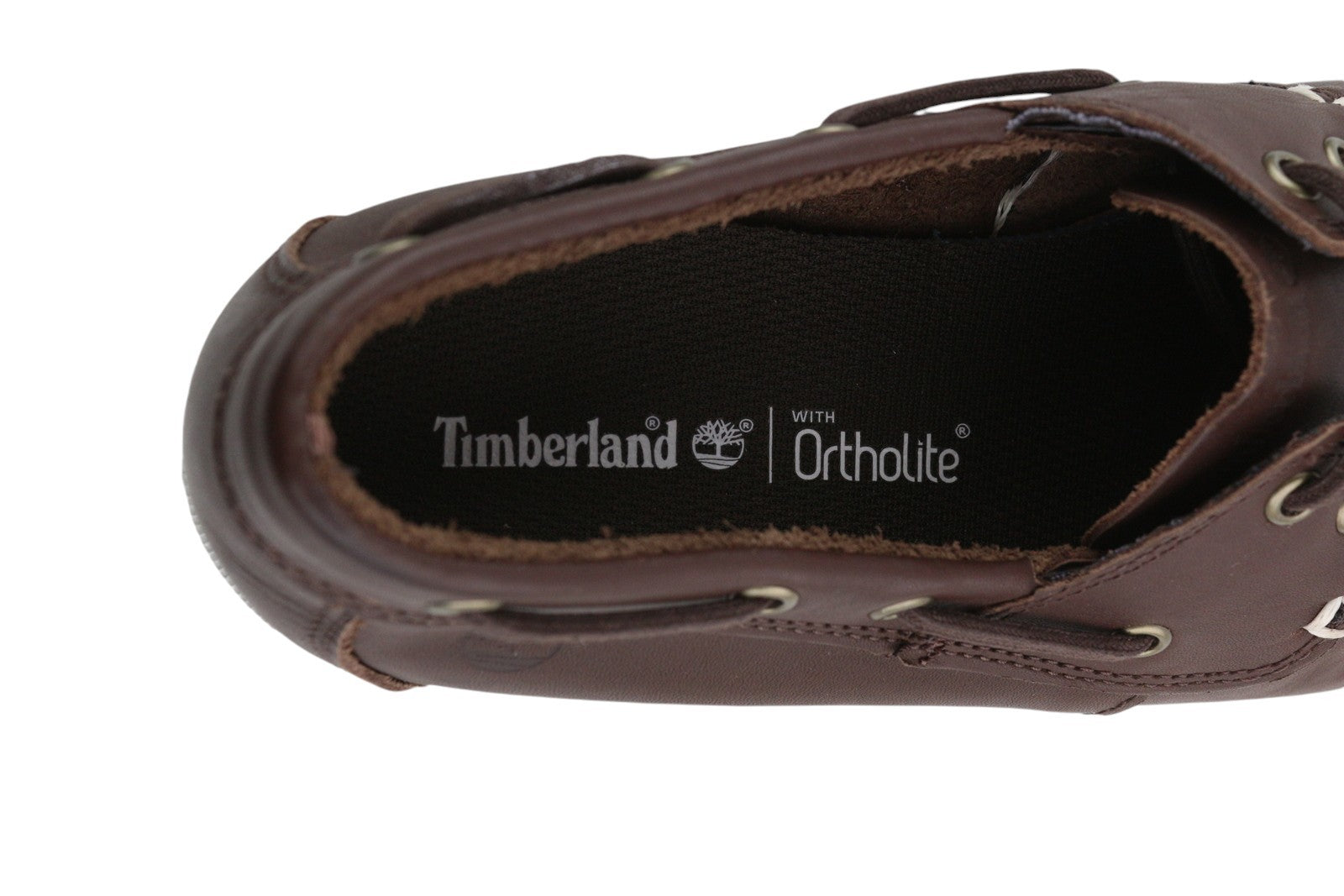 TIMBERLAND A199T Men's EU43/43.5 Brown Leather Ortholite Casual Loafers