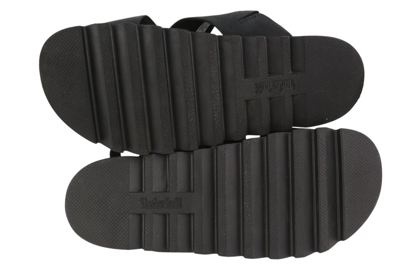 TIMBERLAND A23FE Women's EU39 Black Leather Platform Sole Buckle Sandals