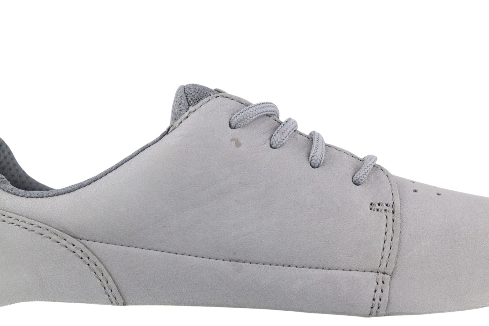 TIMBERLAND A2QA1 Men's EU42 Grey Leather Low Top Lace Almond Sneakers