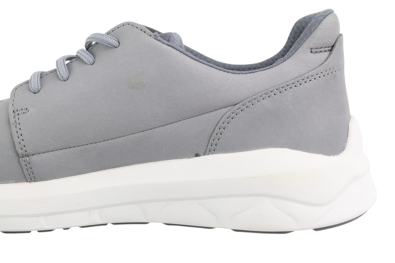 TIMBERLAND A2QA1 Men's EU42 Grey Leather Low Top Lace Almond Sneakers